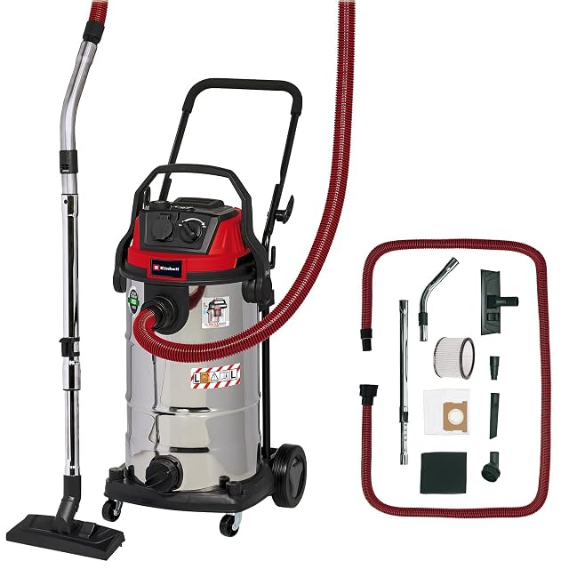 Aspiratore solidi e liquidi Einhell TE-VC 2340 SACL con fusto da 40 litri e filtro pieghettato HEPA, fotografia del prodotto