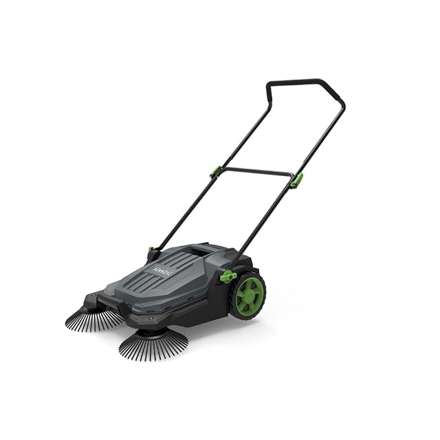 Spazzatrice manuale HEMMDAL HKM65 con 65 cm di larghezza di spazzamento e contenitore da 20 litri, fotografia del prodotto