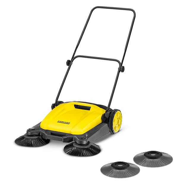 Spazzatrice manuale Kärcher S 3 Twin 2-in-1 con due spazzole laterali, fotografia del prodotto