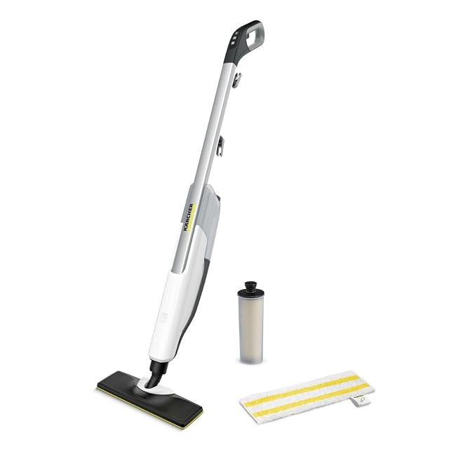 Scopa a vapore Kärcher SC 2 Upright con testa per pavimenti EasyFix e panno in microfibra, fotografia di prodotto