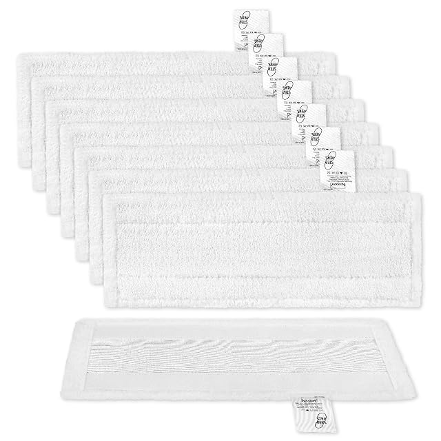 Set KEEPOW di otto panni in microfibra per pulitori a vapore Kärcher, fotografia del prodotto