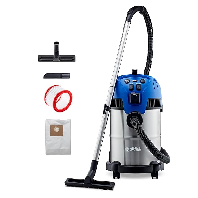 Aspiratore solidi e liquidi Nilfisk Multi II 30 T VSC Inox, fotografia del prodotto