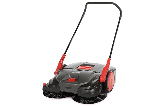 Spazzatrice manuale professionale Starmix Durosweep 77 Pro con raccolta a due stadi, fotografia del prodotto